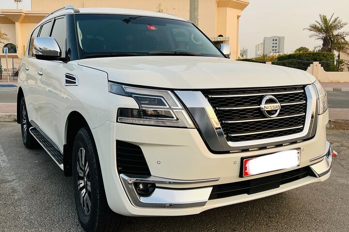 Explore Dubai's stunning landscapes with the comfort of a Private Land Cruiser or Nissan Patrol driven by skilled chauffeurs who know the best routes for a seamless journey.